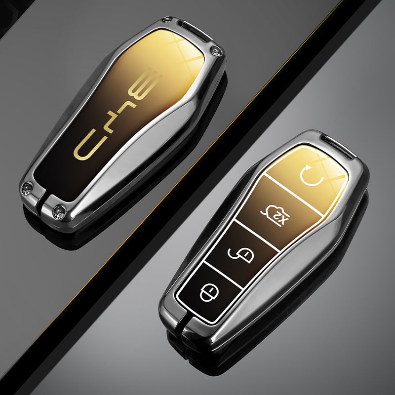 Byd Byd Qin Car Key Case Electroplated Gold Gradient Song Plus Tang Dm New Energy Pro Dolphin Car Case - Image 4